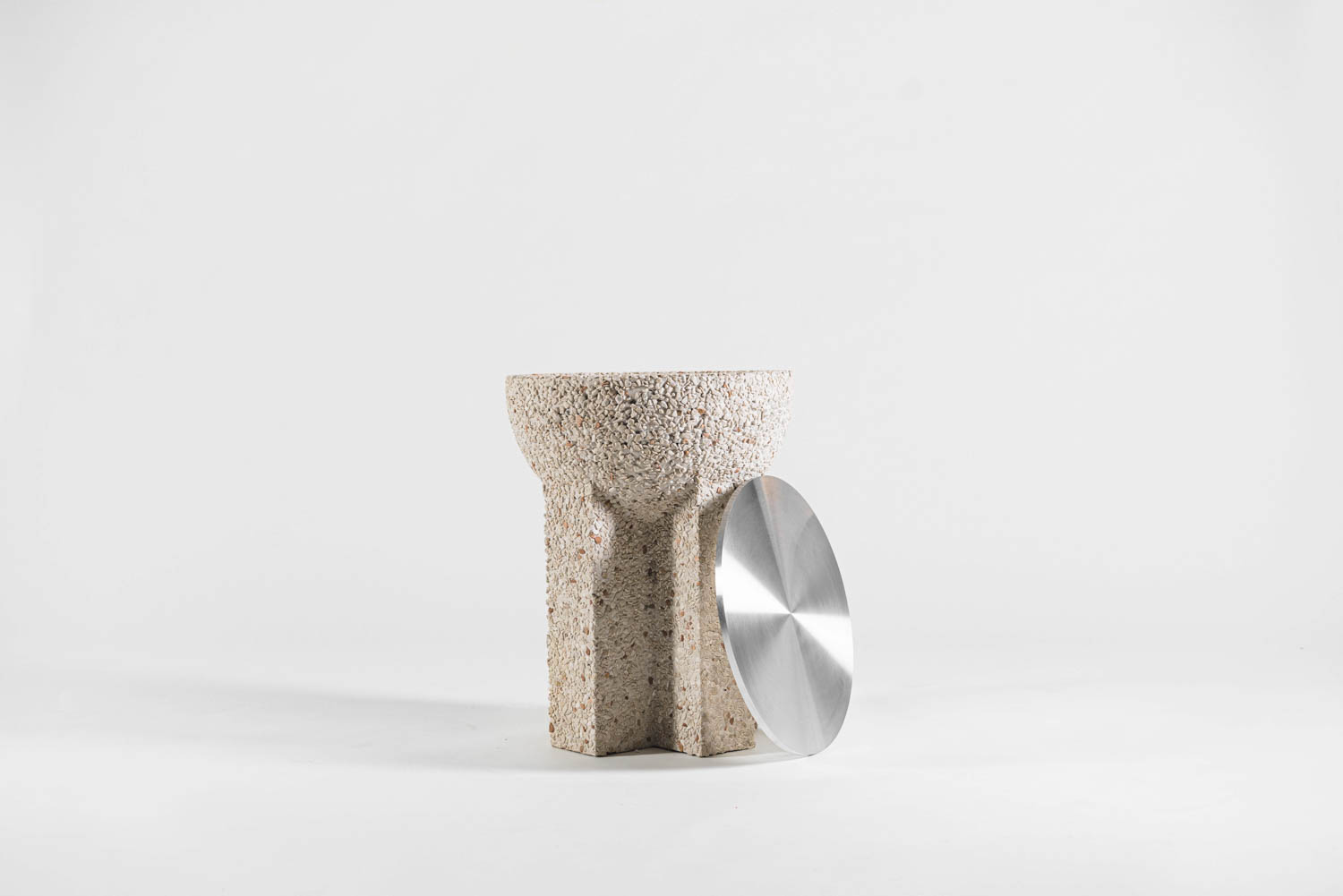 tan stone table