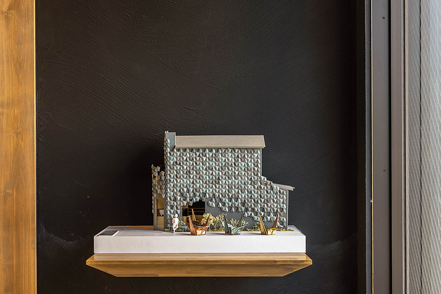 closeup of an item on a shelf