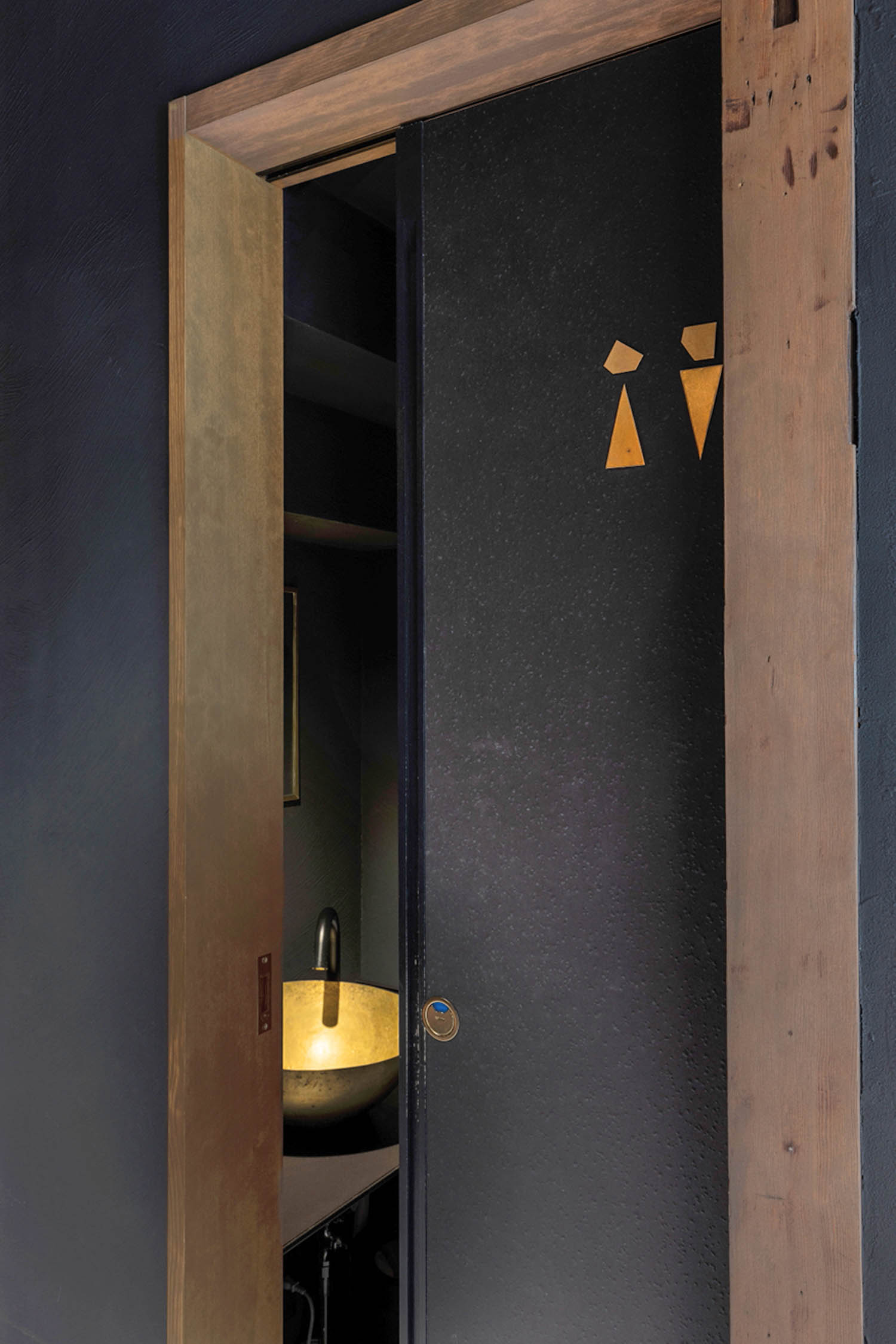 closeup of a door