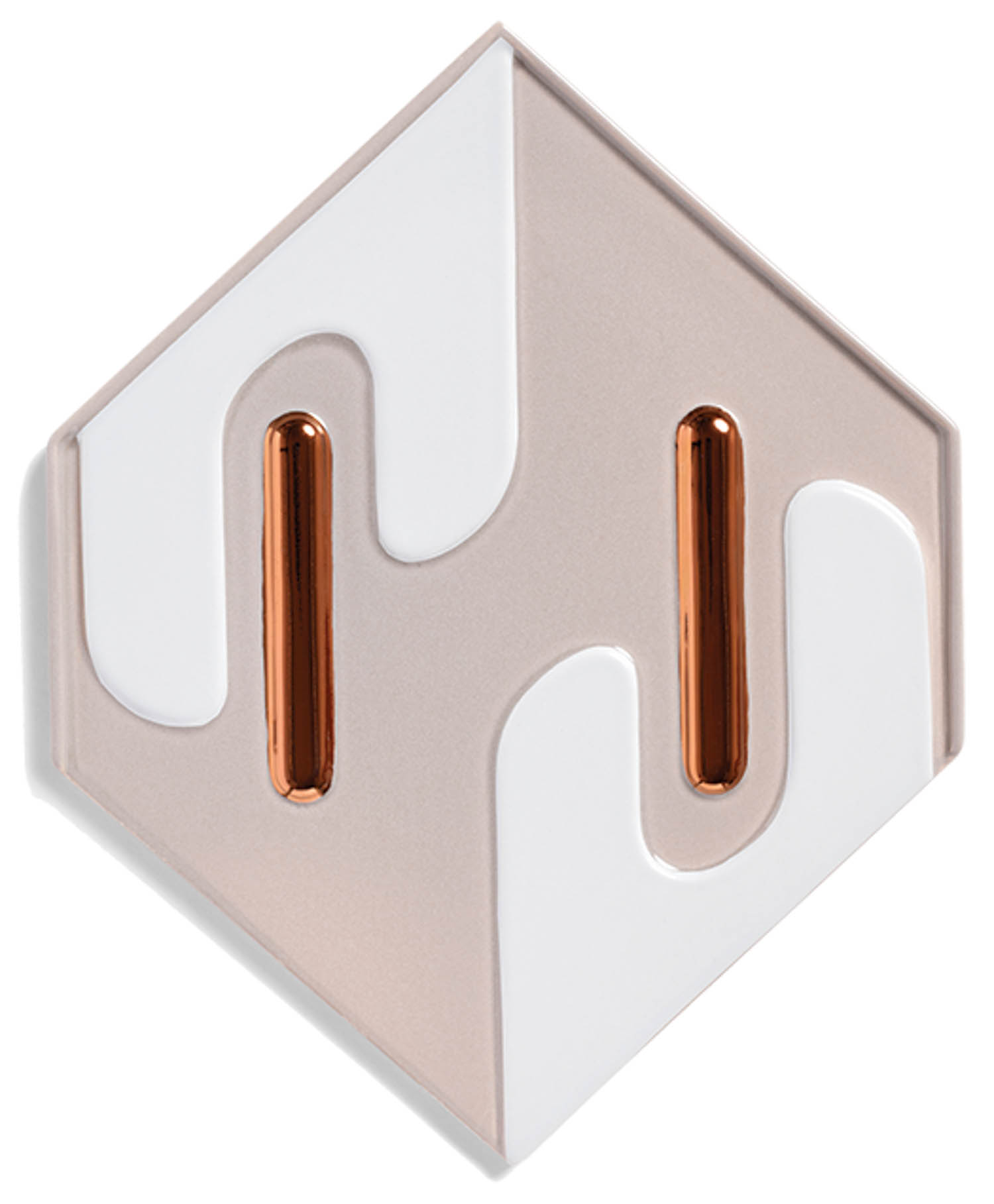 white shiny tile