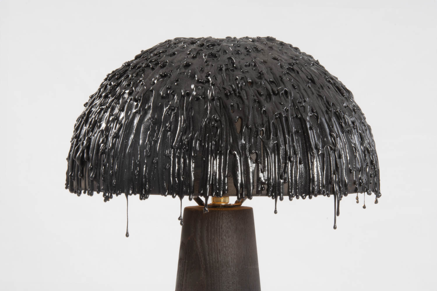 dark lamp that looks like an umbrella