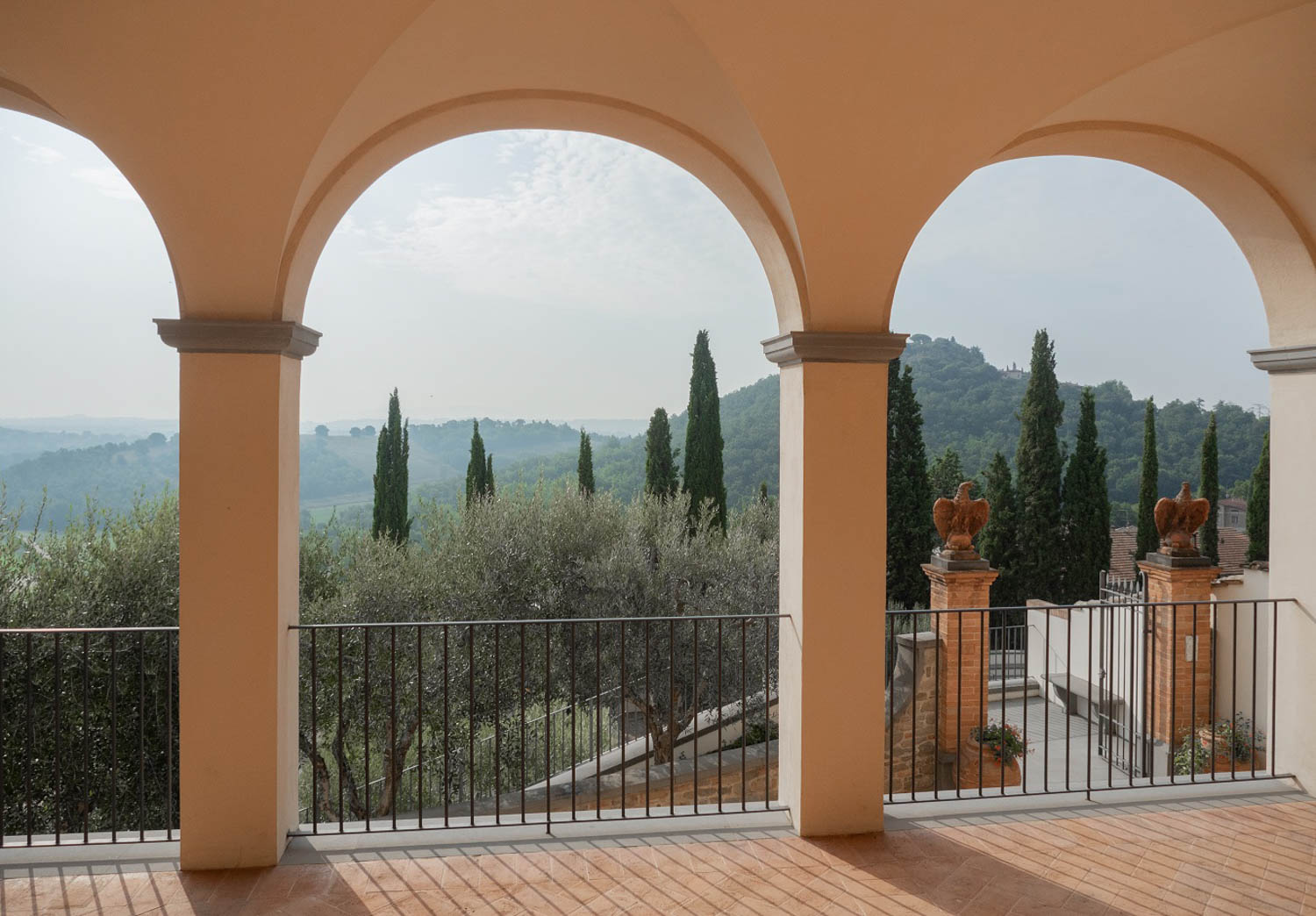 arched entryways to a garden