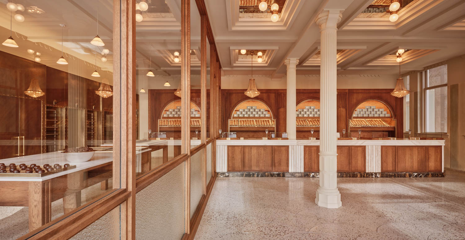 interior of cookie shop