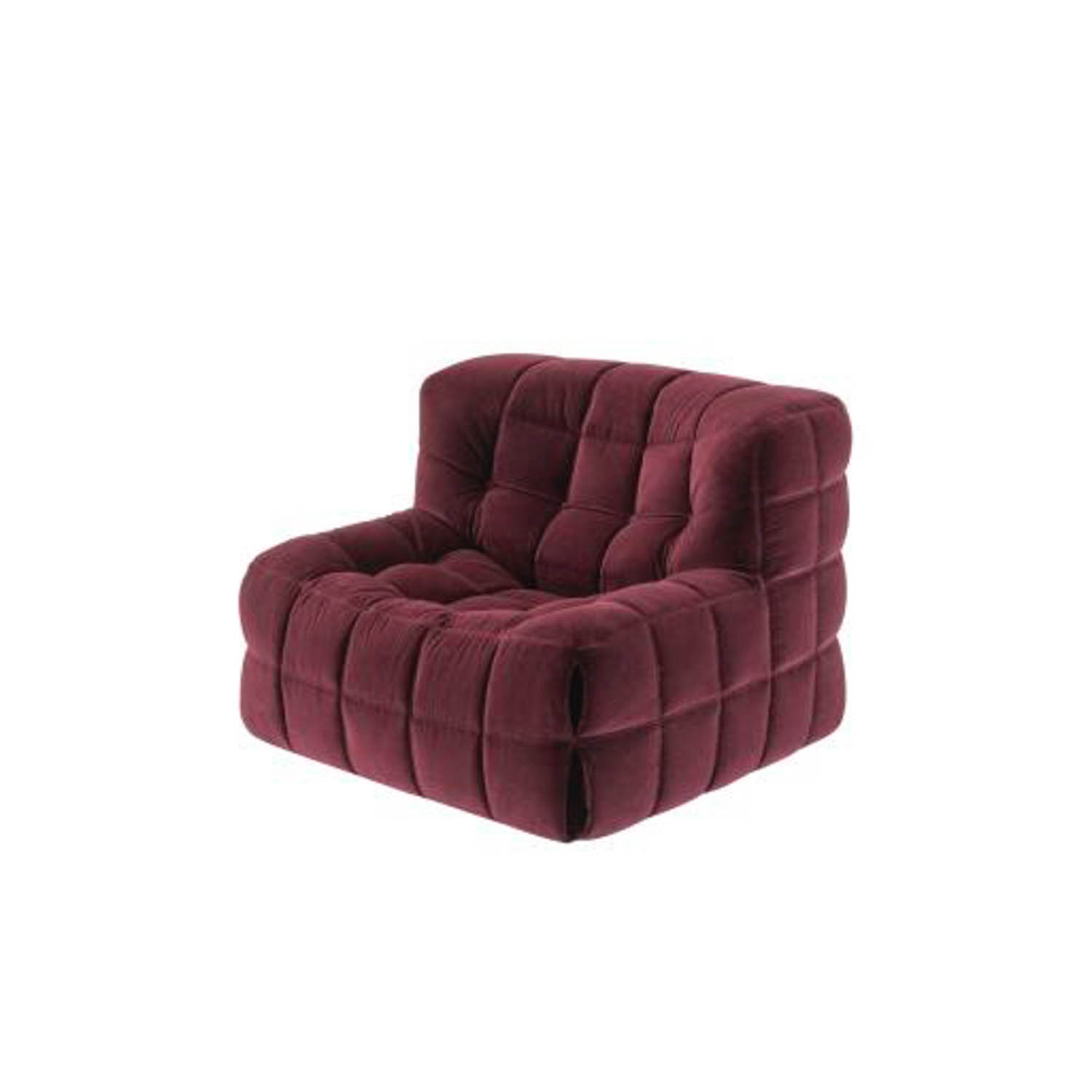plum armchair