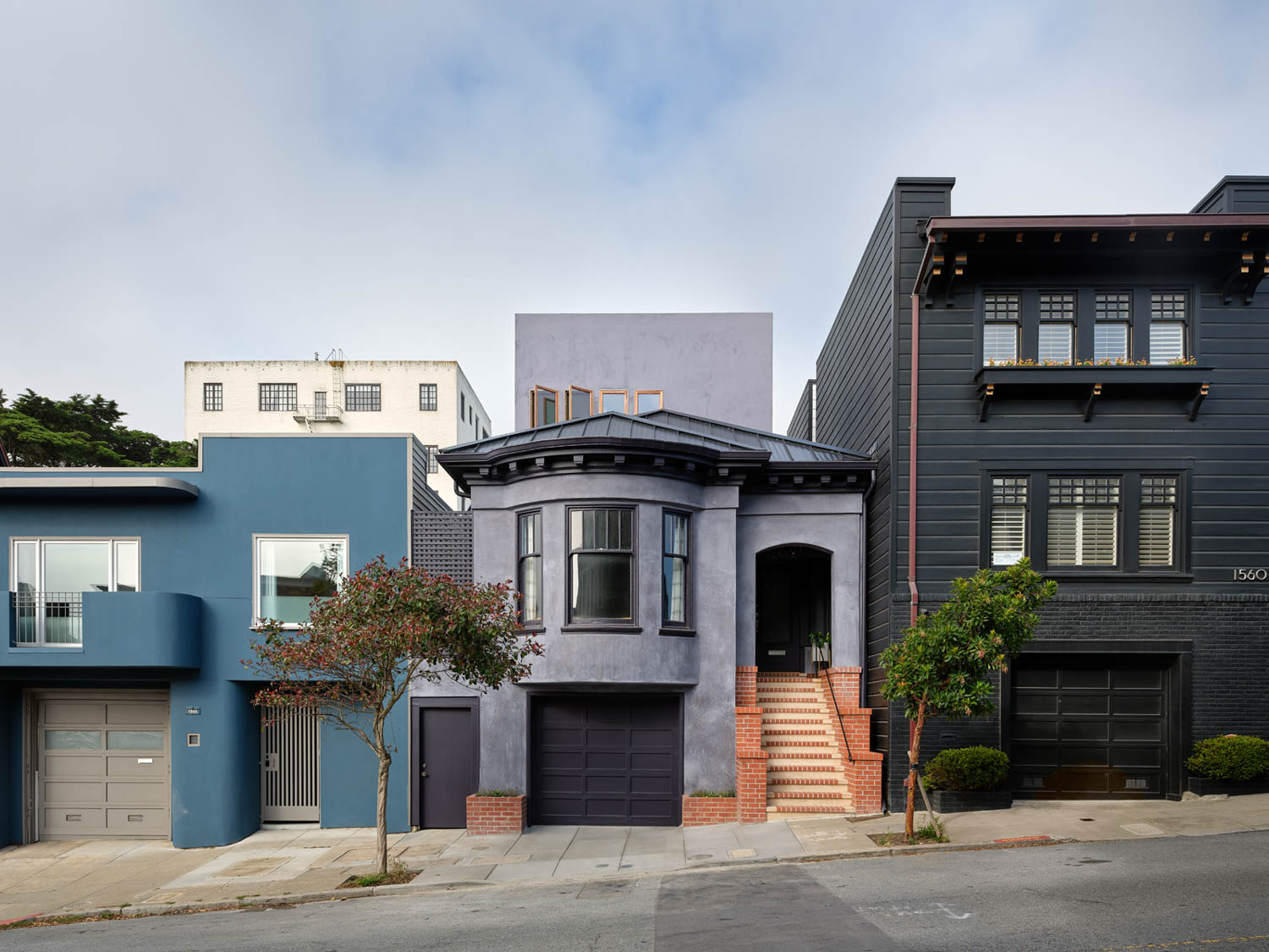 exterior facade of the home