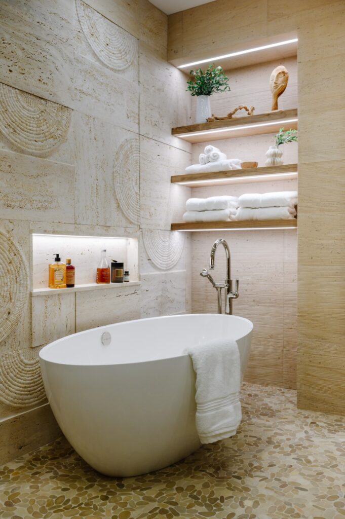 Studio KC Interiors - Candlewood Lake House Primary Bath image