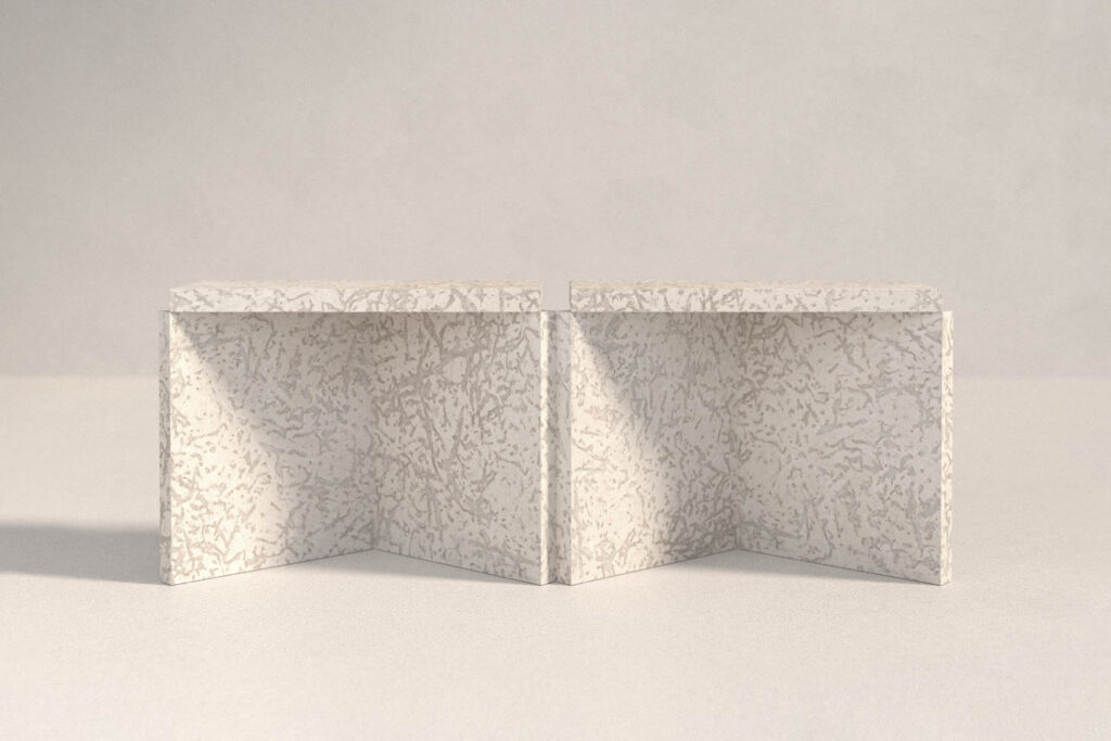 two tables side by side
