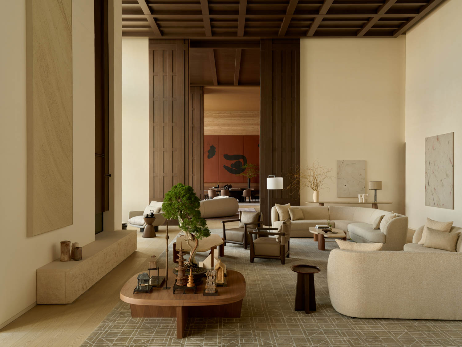living room with couches