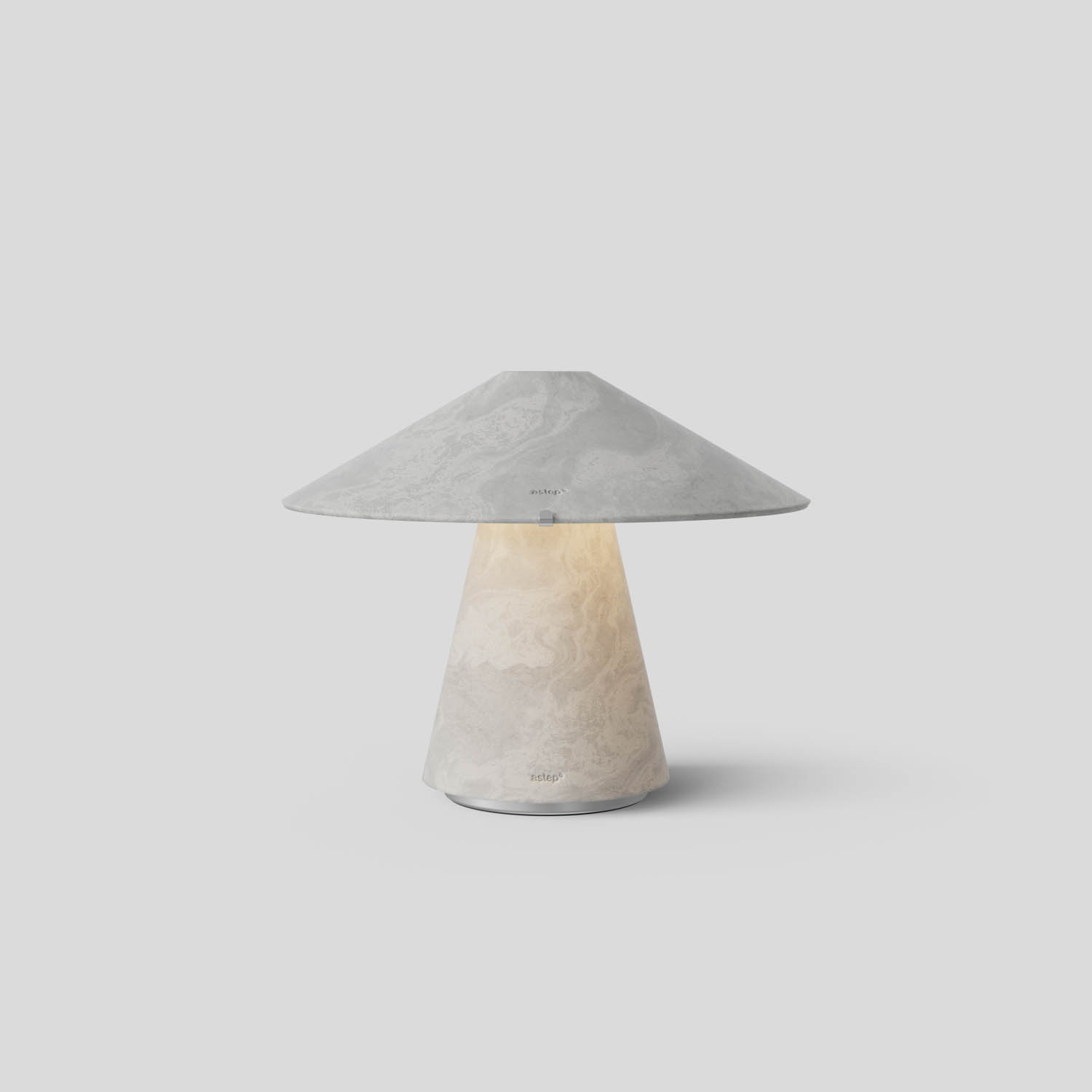 white marbled lamp