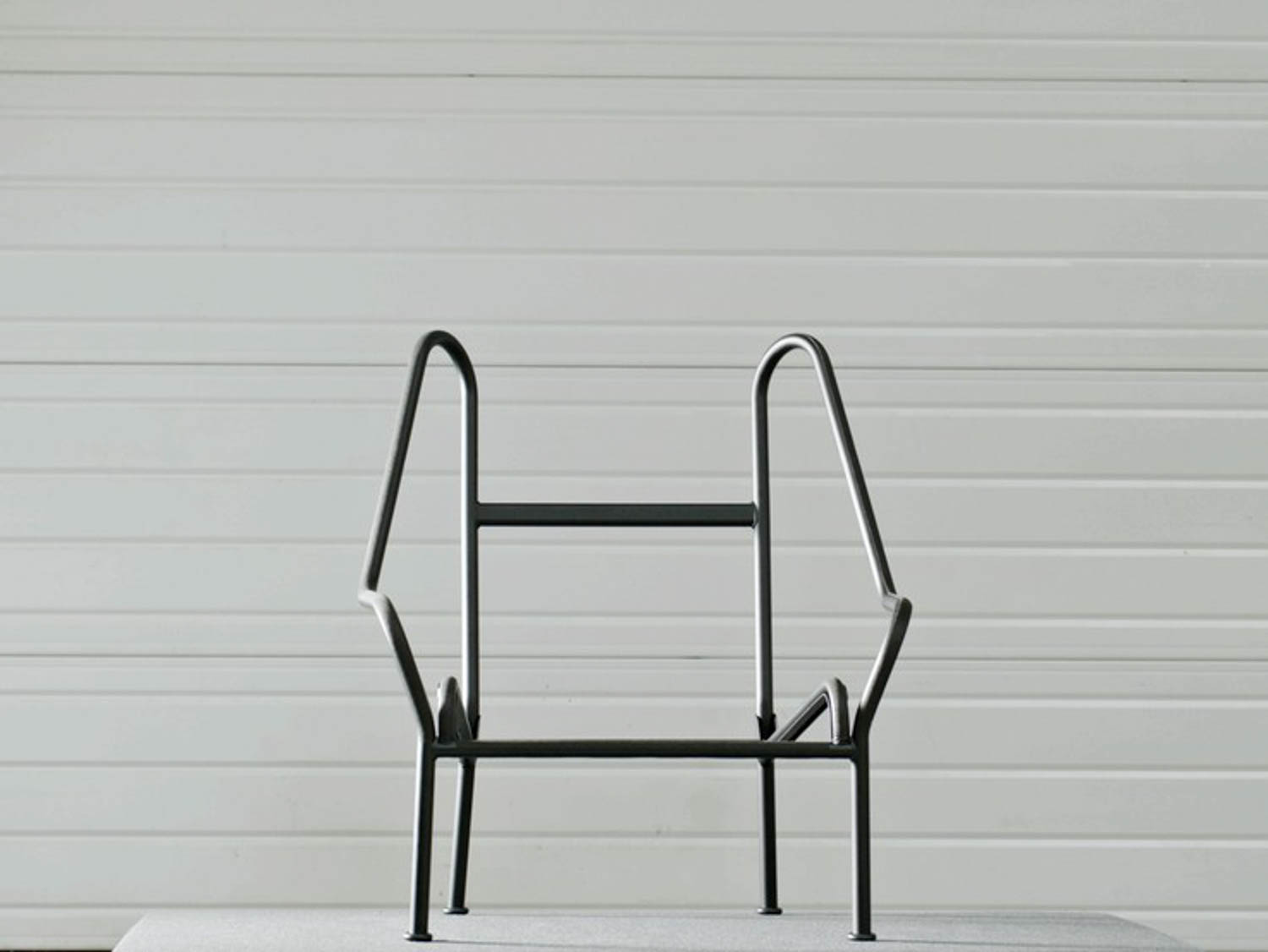 metal frame of a chair