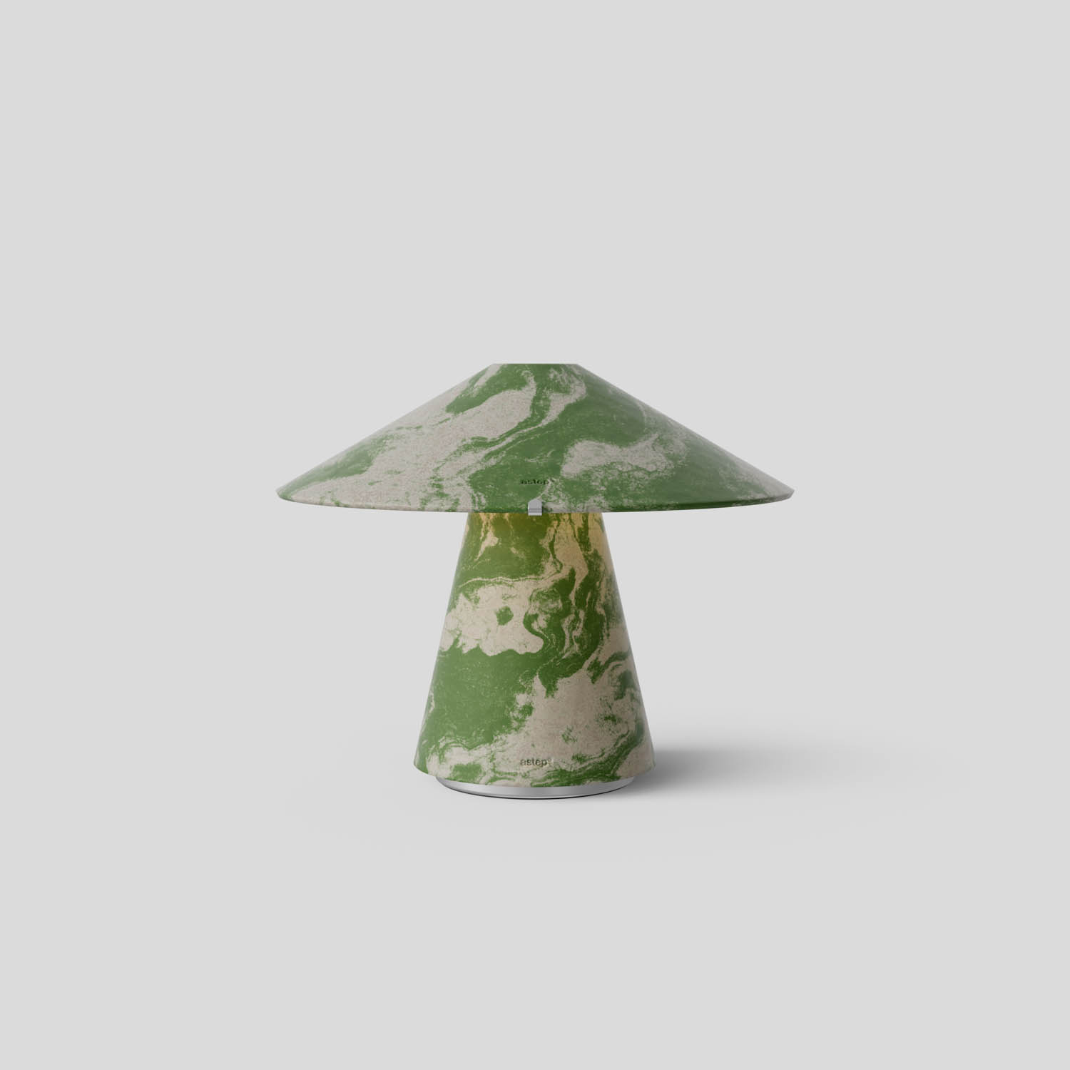 light green marbled lamp