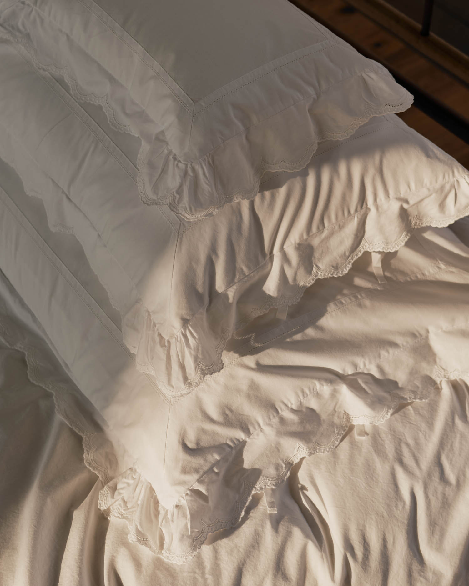 closeup of bedding