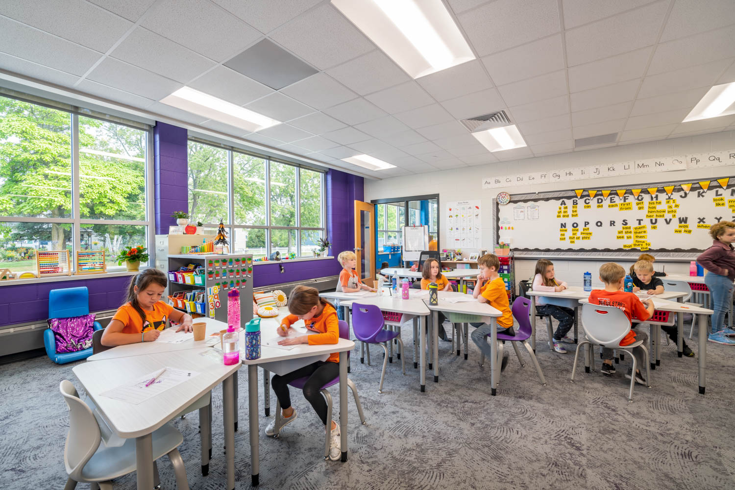 classroom with students