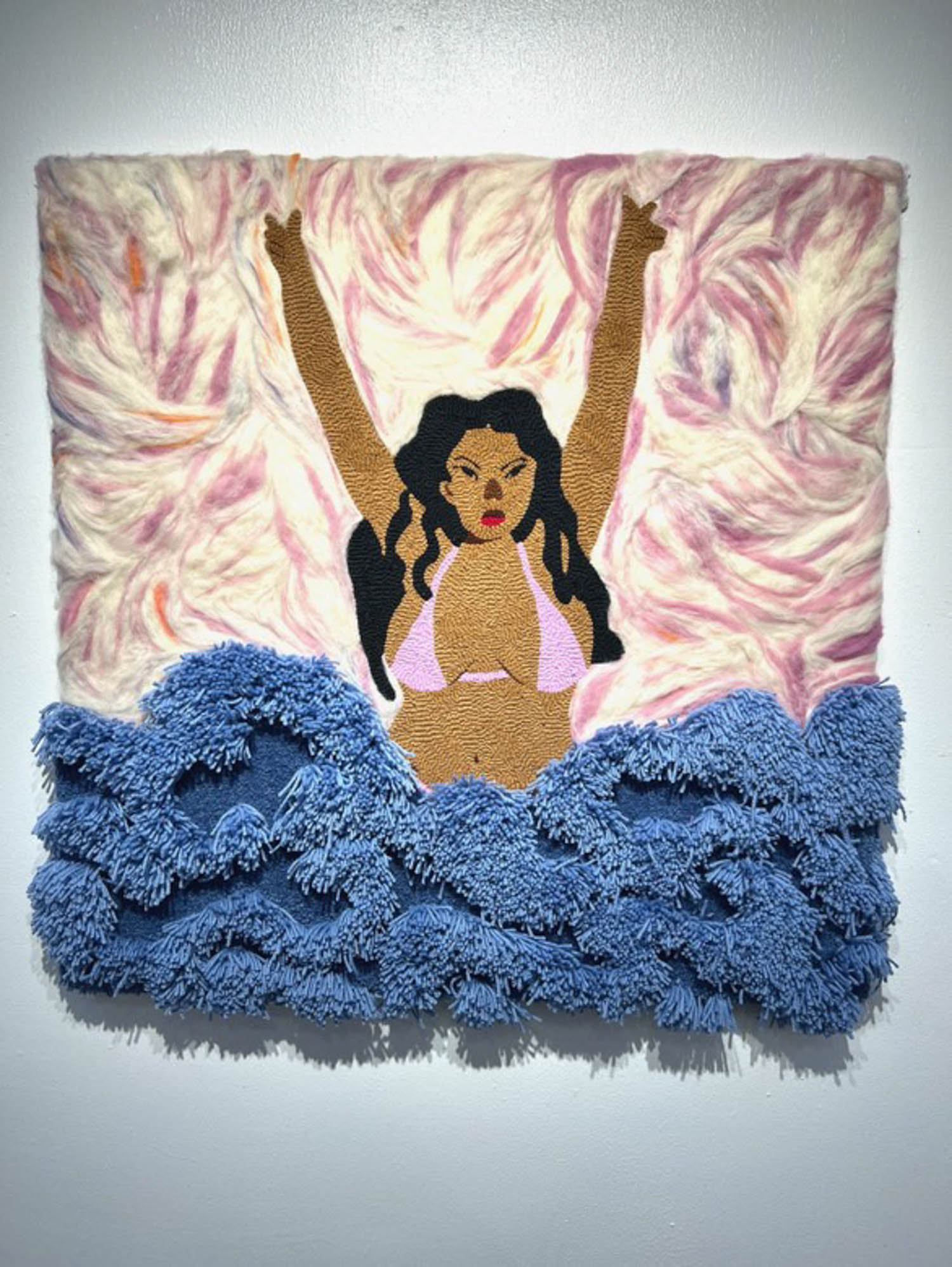 woman on a cloud