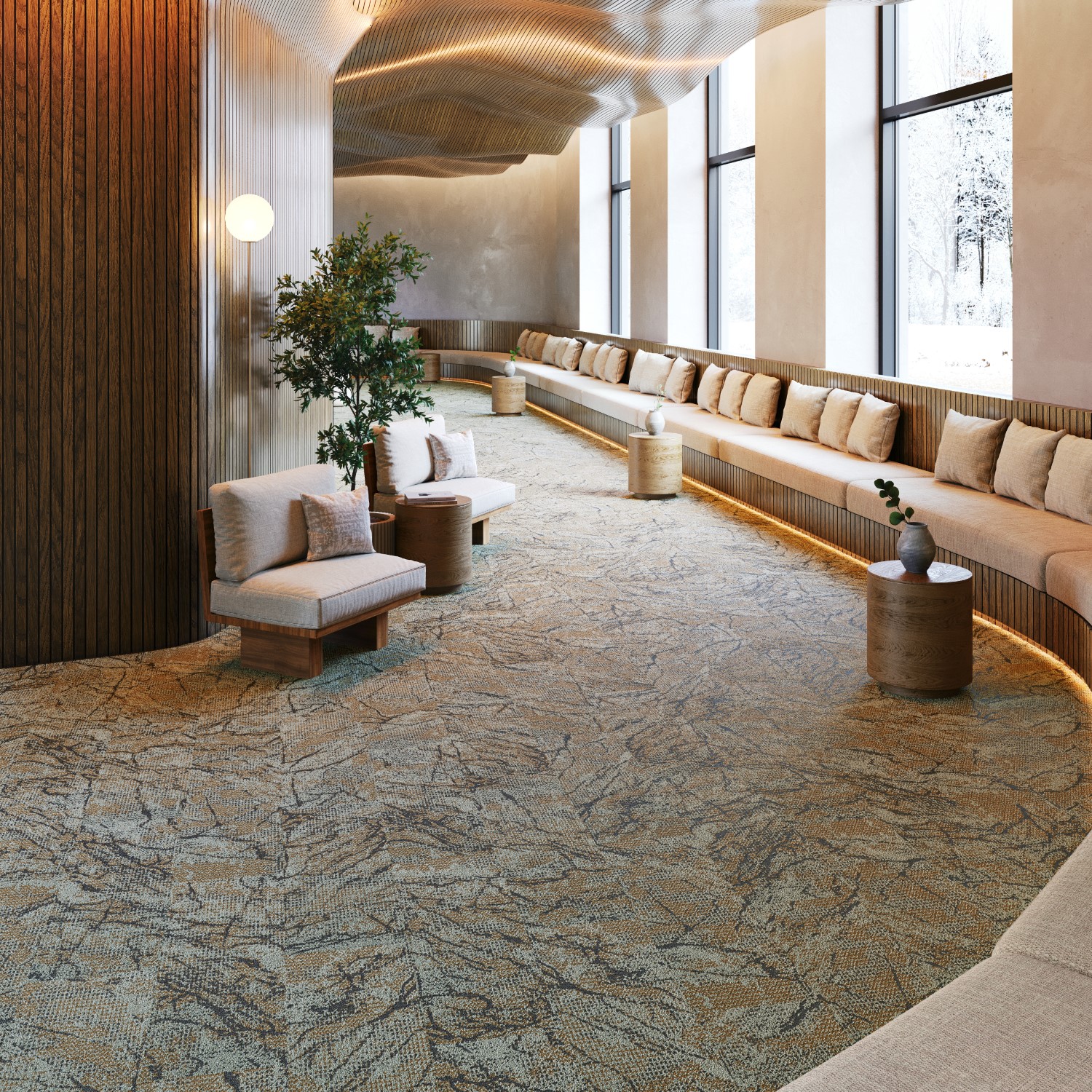HiP Awards 2025 Wild Threads for Mannington Commercial for Workplace: Carpet