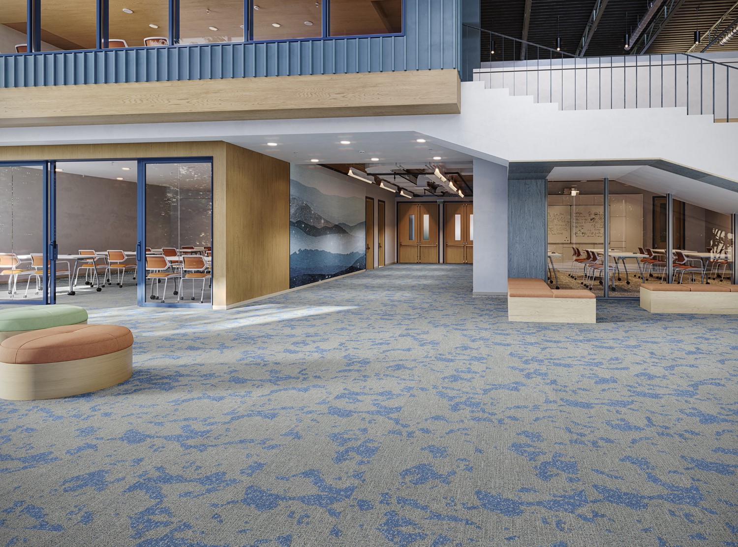 HiP Awards 2025 Fractal Findings for Mohawk Group for Education/Government/Institutional: Flooring