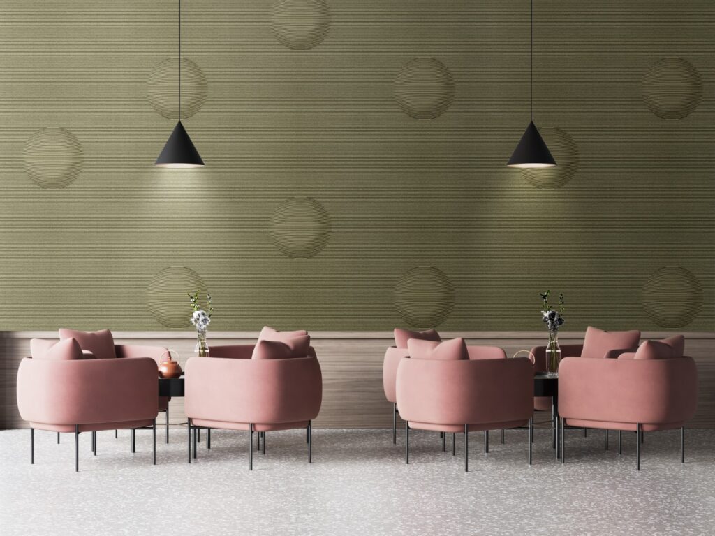 HiP Awards 2025 Muratto for Momentum Textiles & Wallcovering for Workplace: Acoustical Applications