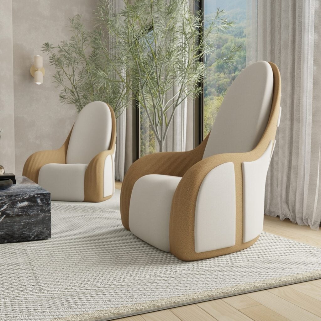 HiP Awards 2025 Listening Chair for Oyster Wellness for Health & Wellness: Seating