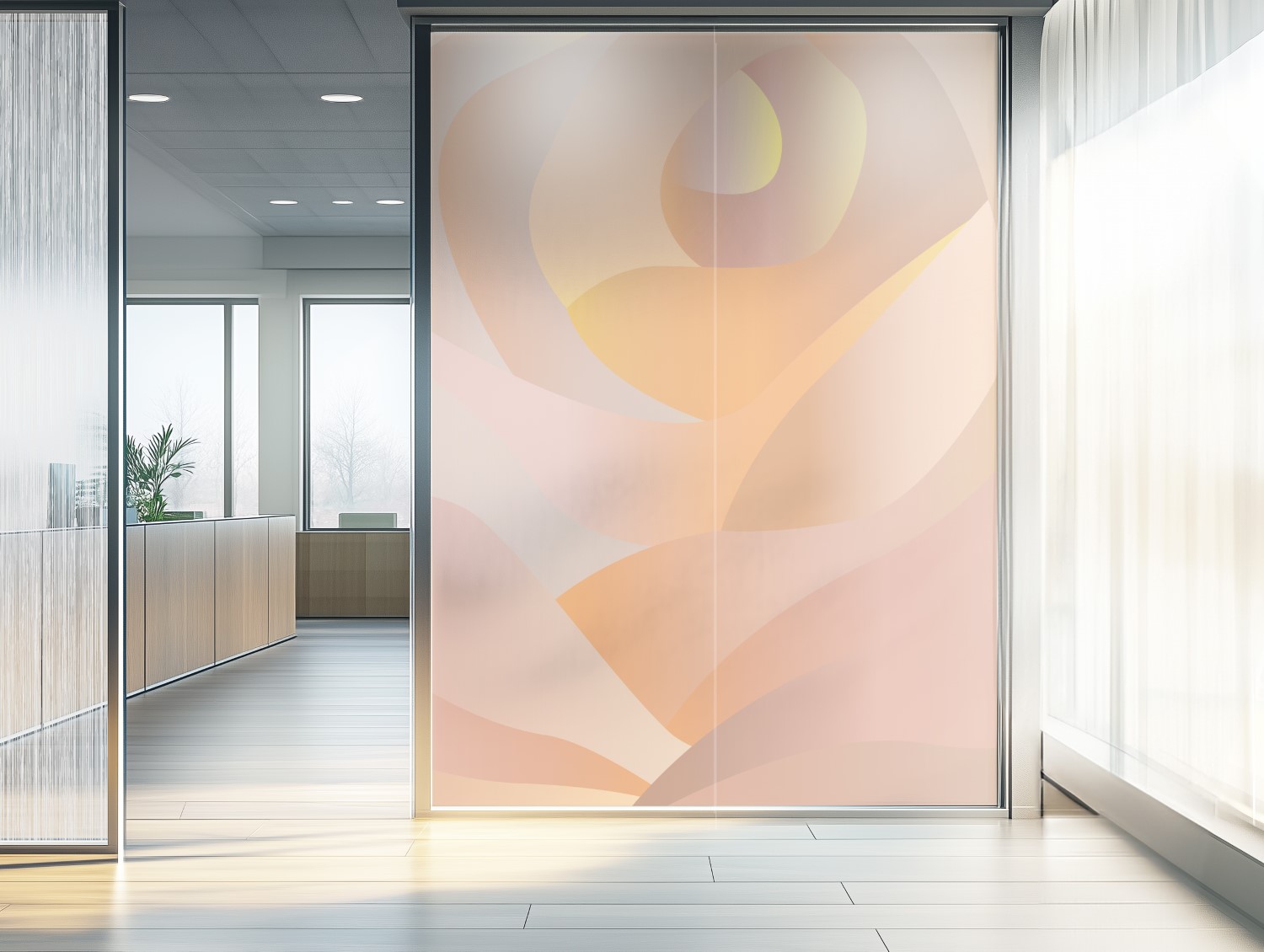 HiP Awards 2025 Murals on Glass for Skyline for Materials
