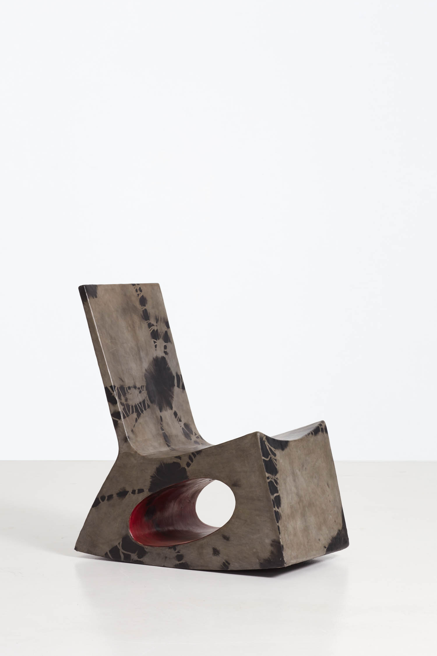 grey steel chair