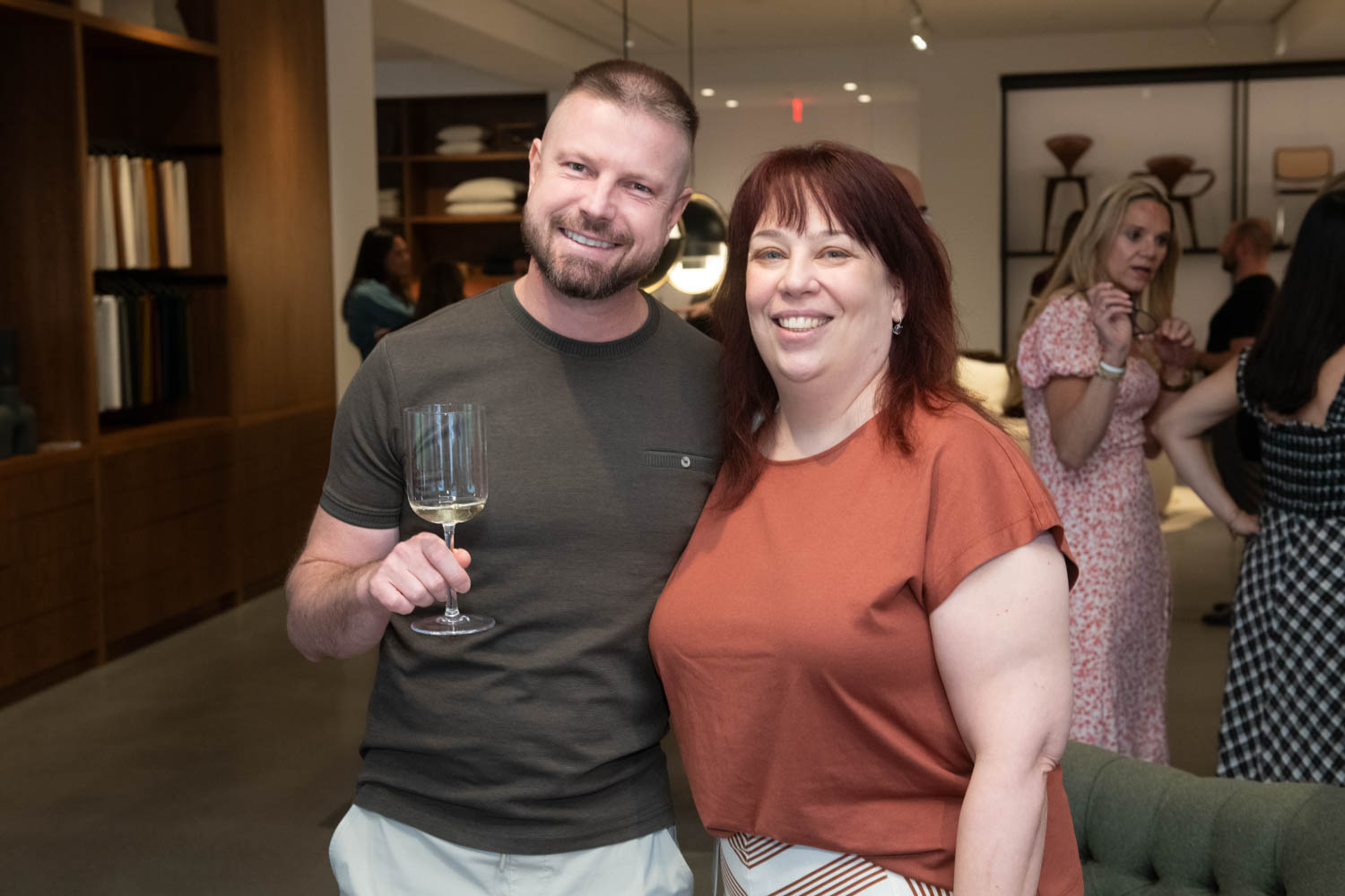 attendees at design within reach event