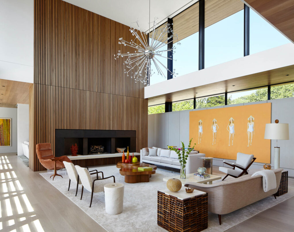interior of living room by Damon Liss