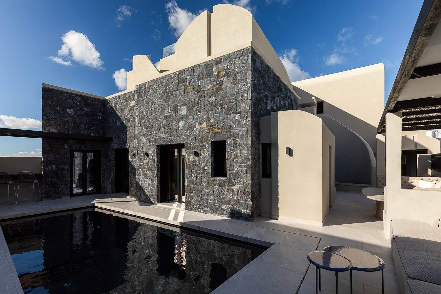 swimming pool outside home