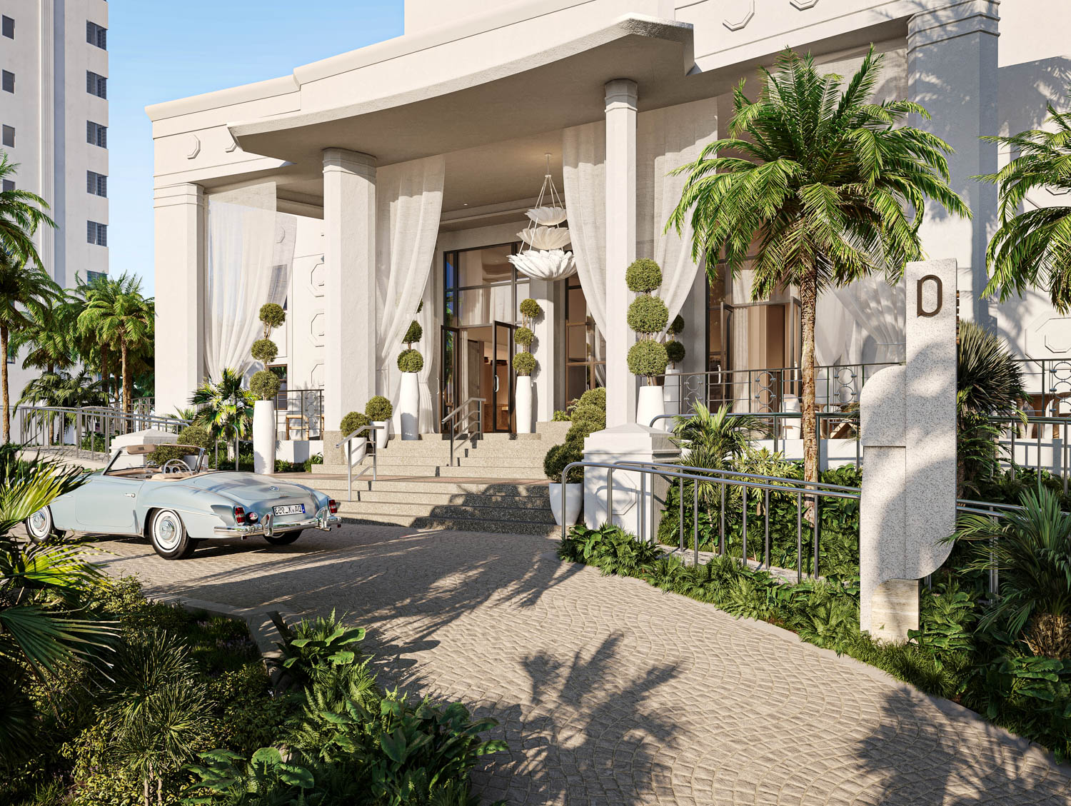 exterior of hotel