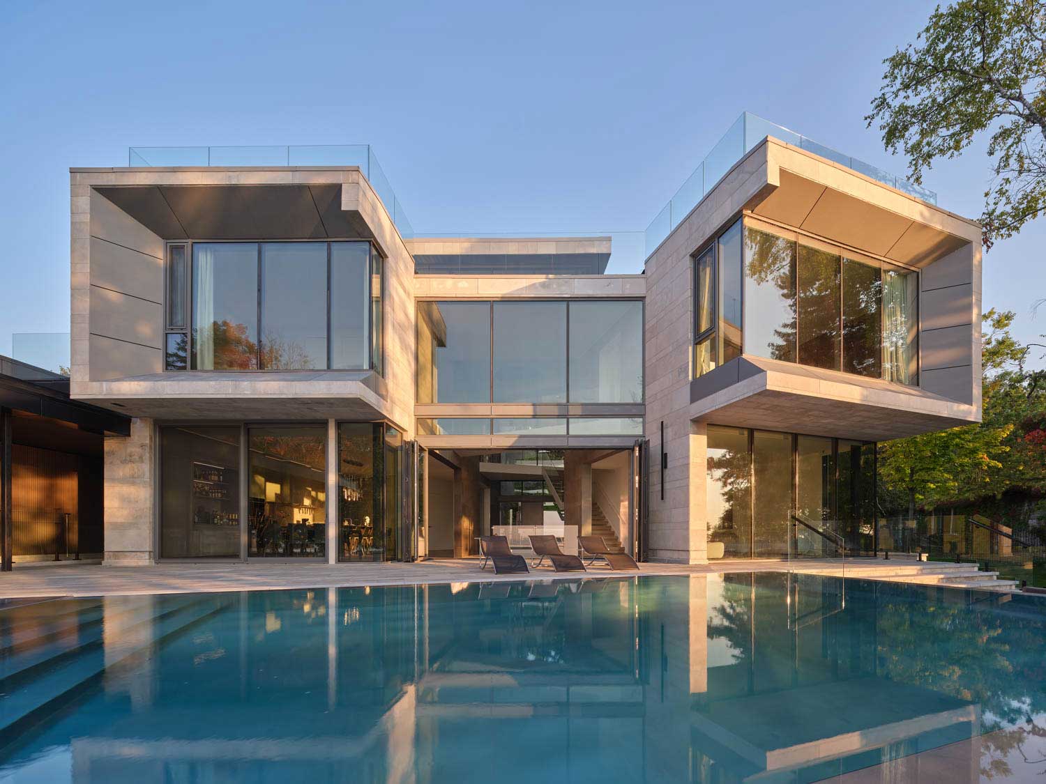 exterior of home with pool