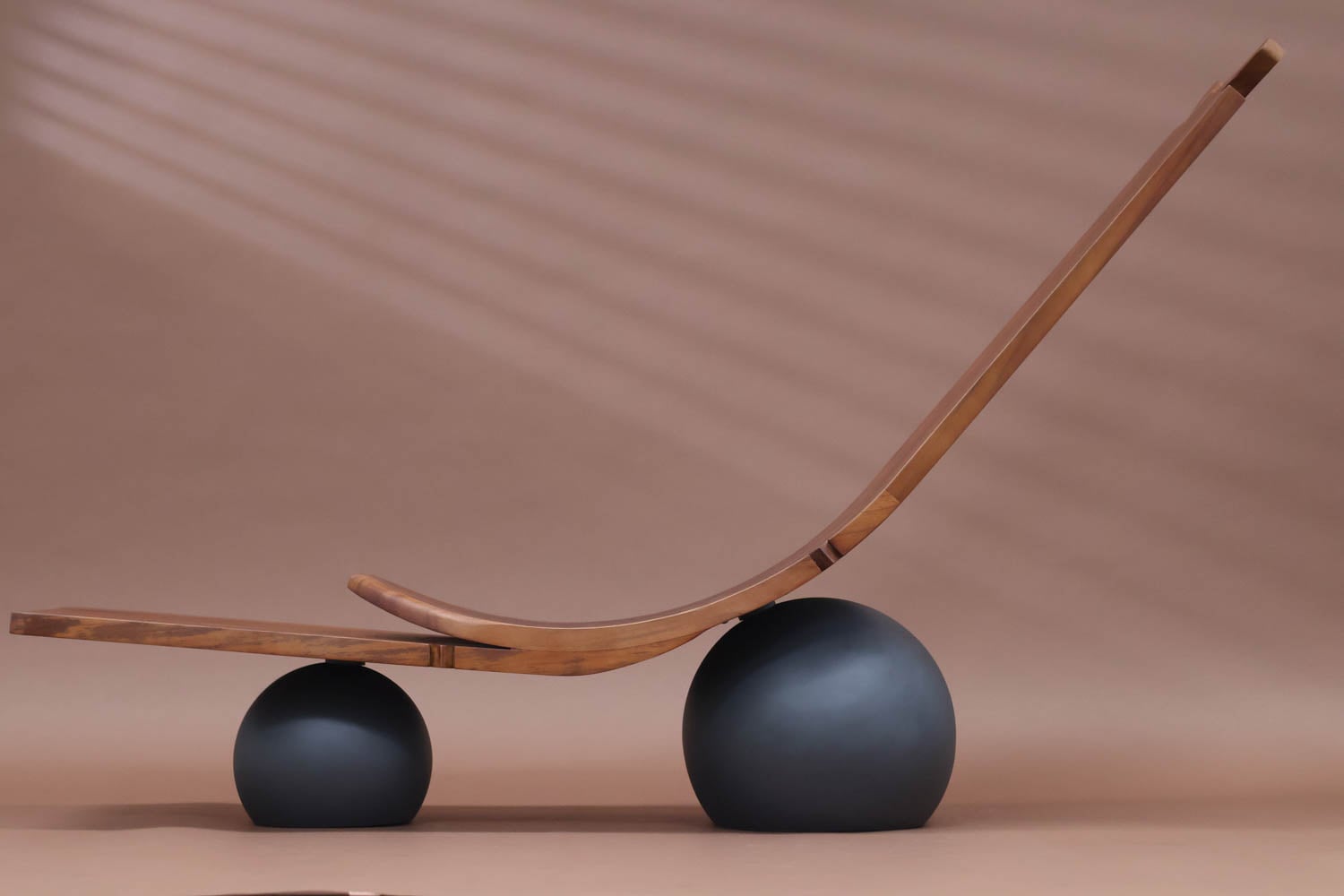 chair with two blue orbs