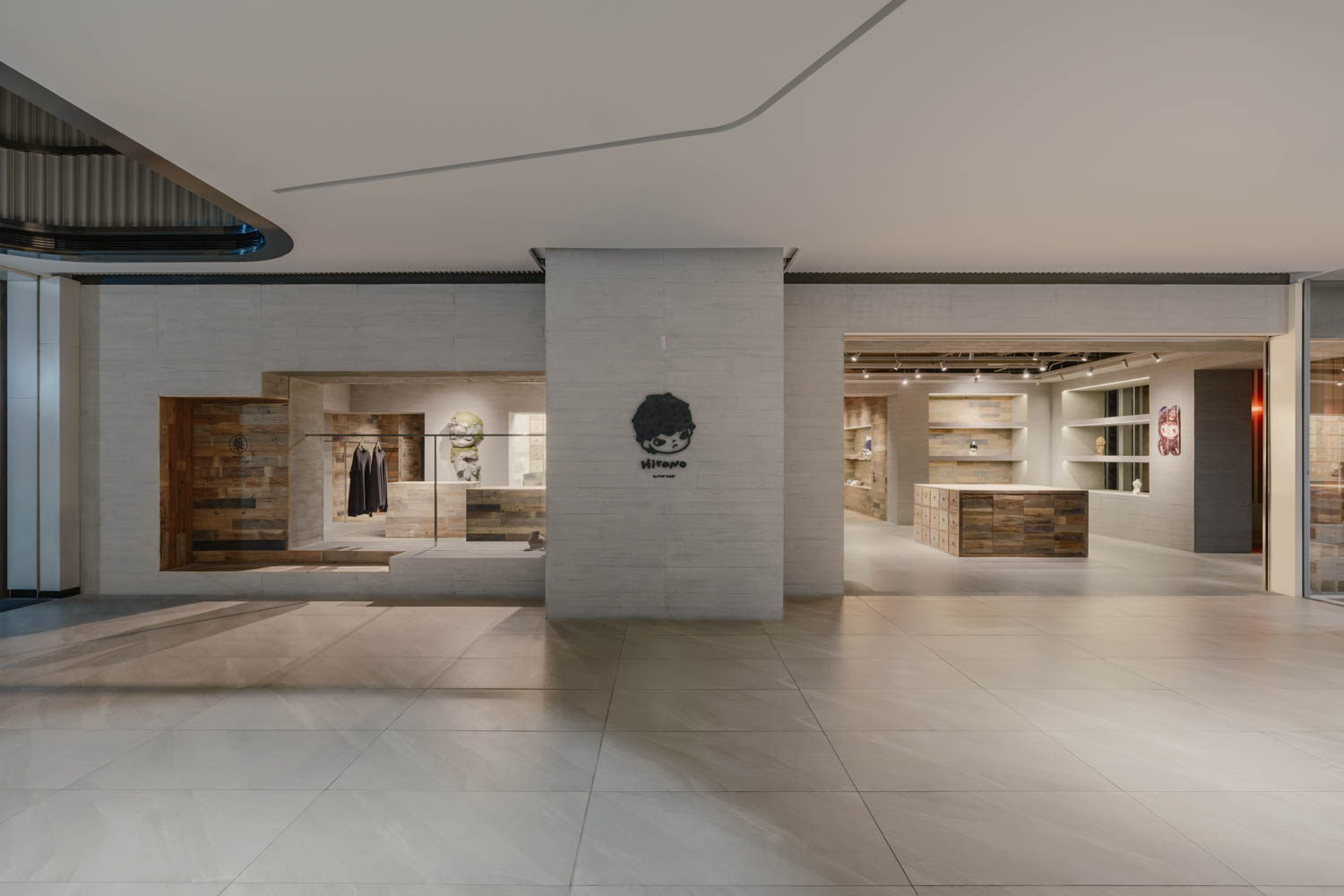 outside of Hirono Pop Mart shop