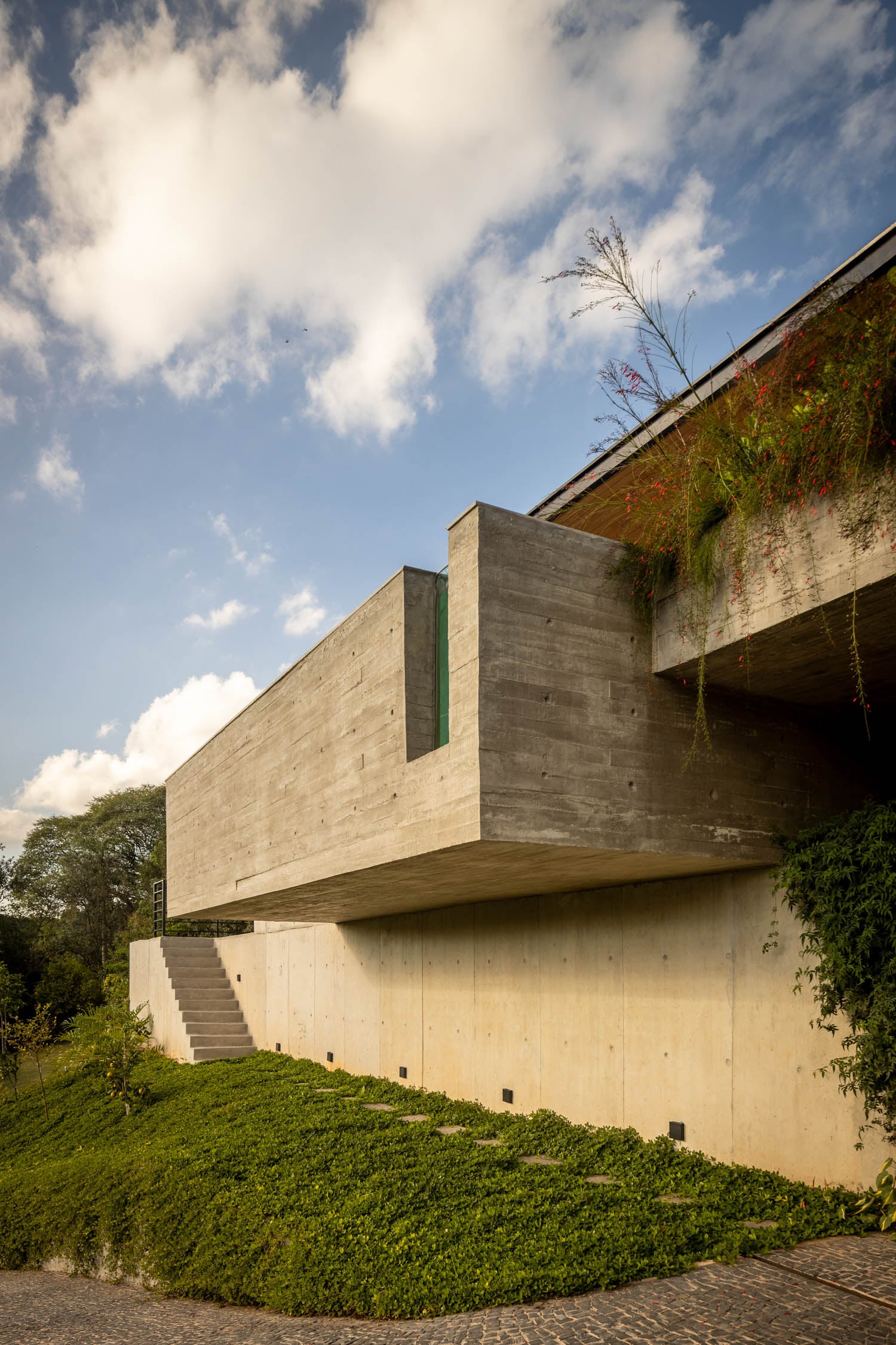 lower story of the home