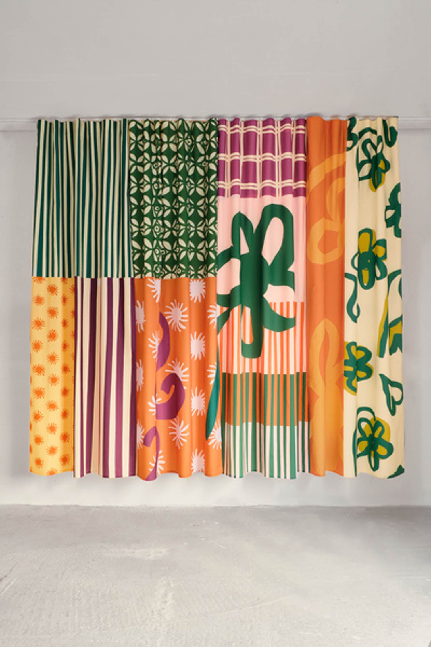 multiple colorful sheets