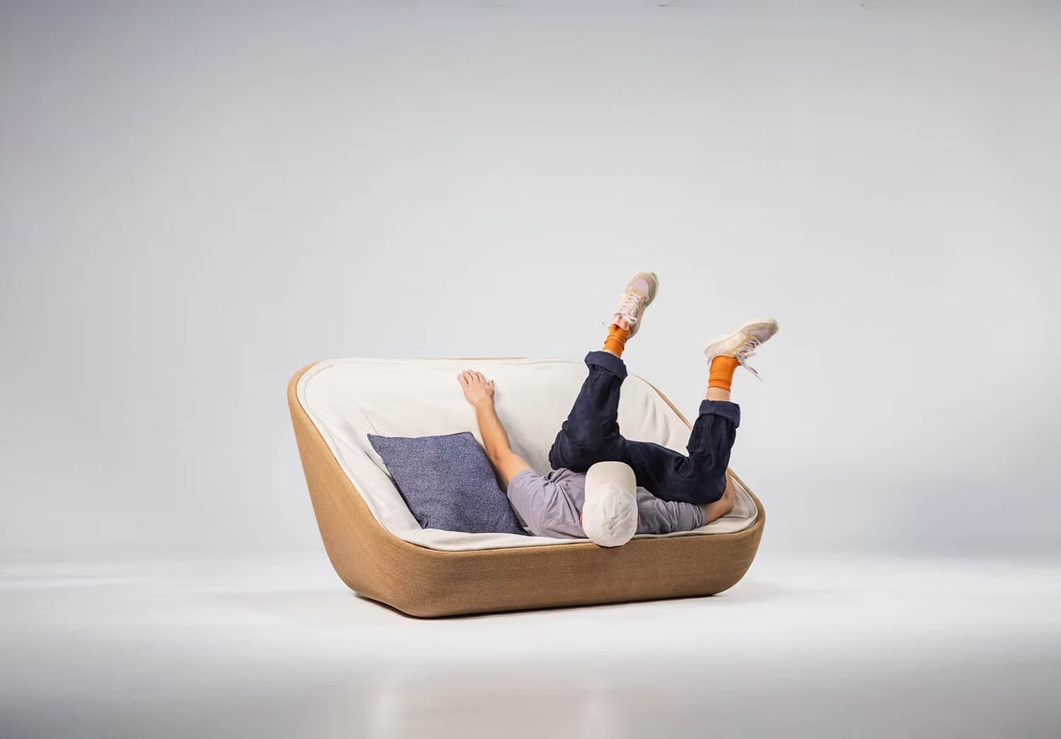 person sitting on a couch