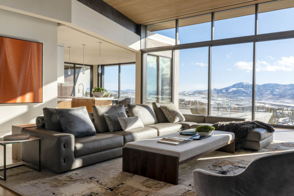 Behind This Mountain Home By Upwall Design Architects