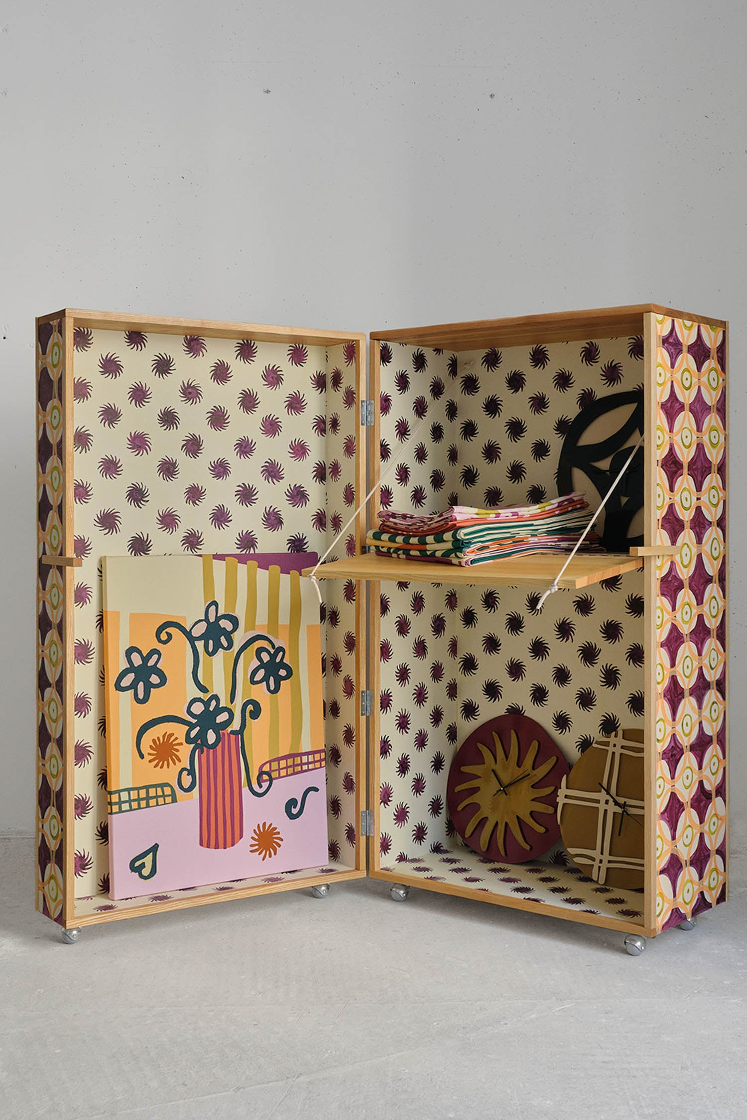 closeup of a wardrobe