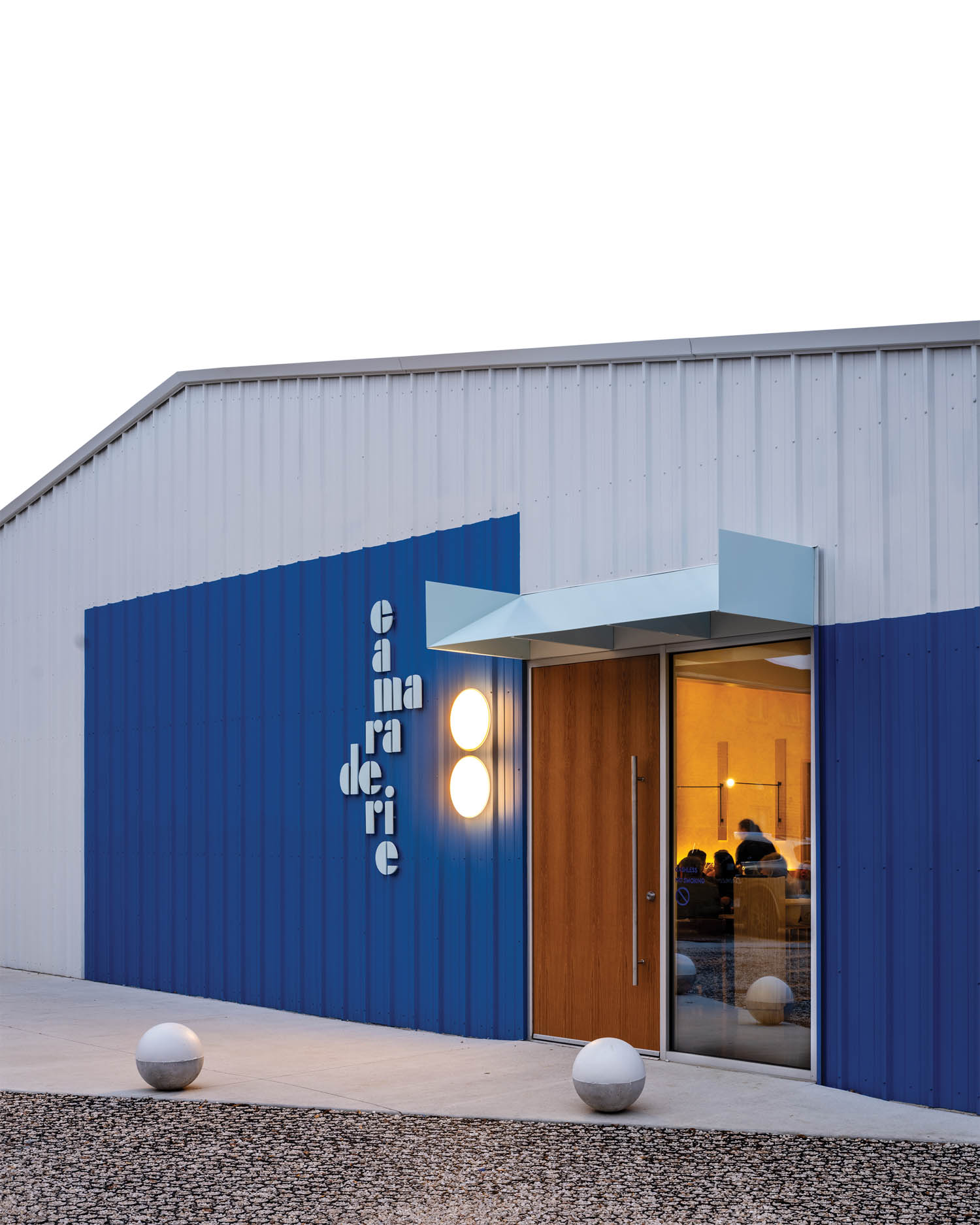 exterior facade of Camaraderie by Schaum Architects