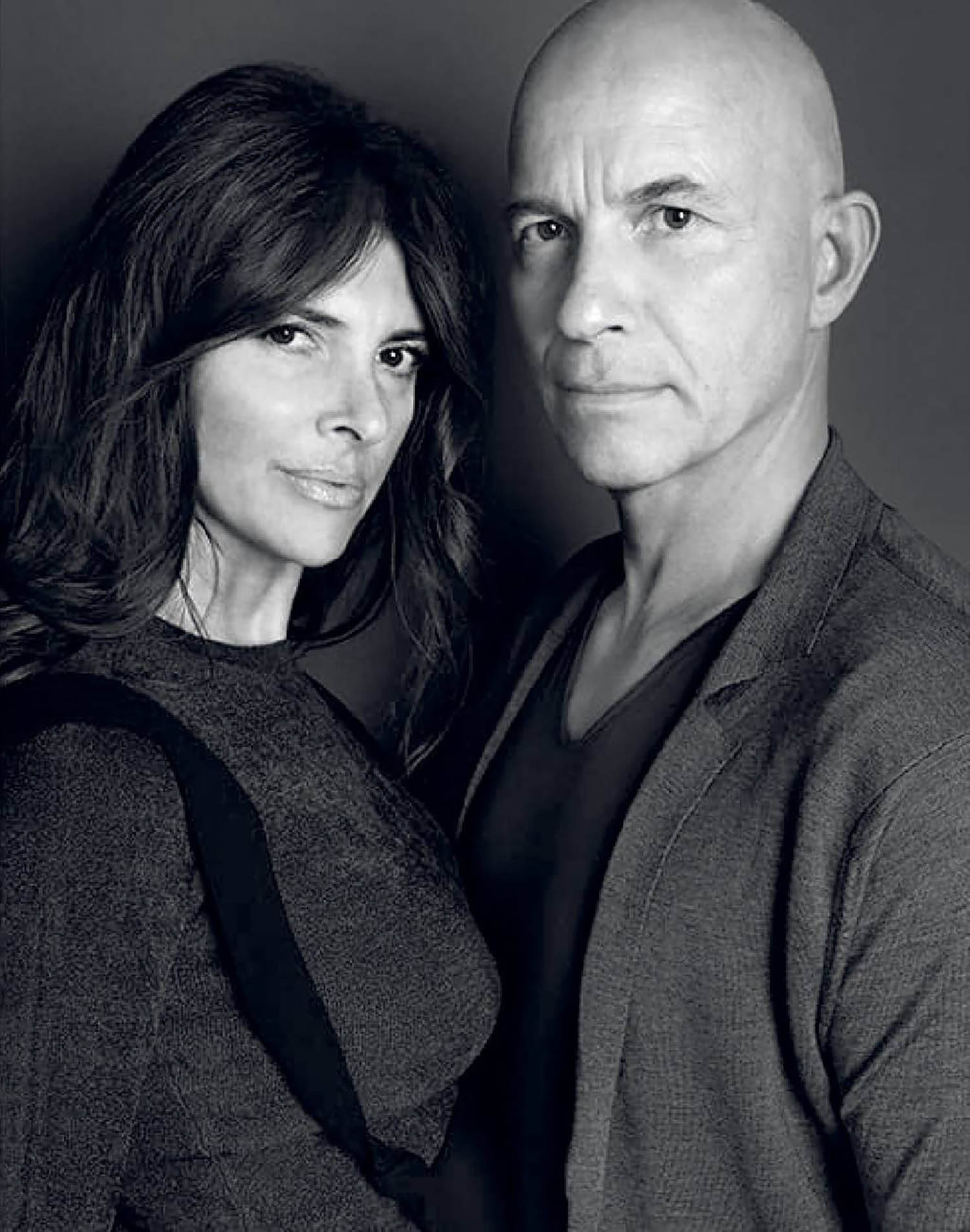 A man and woman posing for a photo.