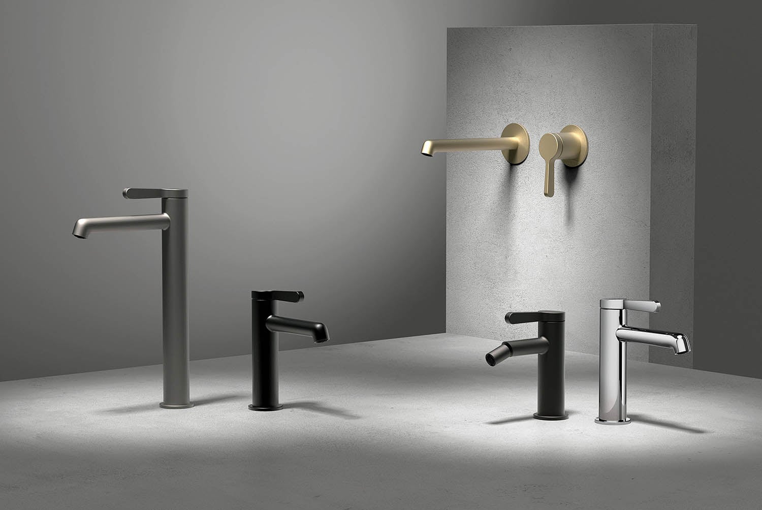 Torino Wall-Mounted Single Lever Basin Mixer