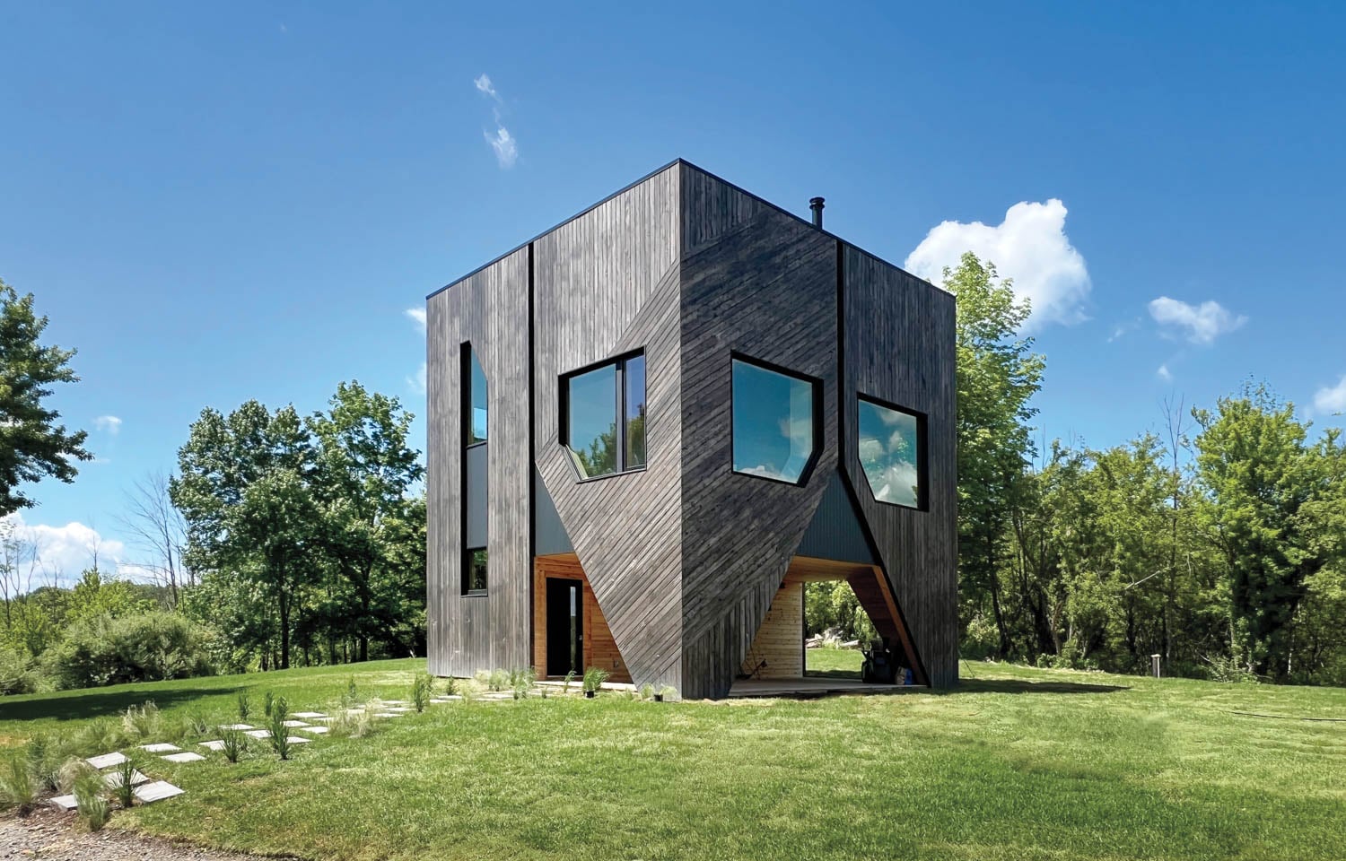 exterior facade of home