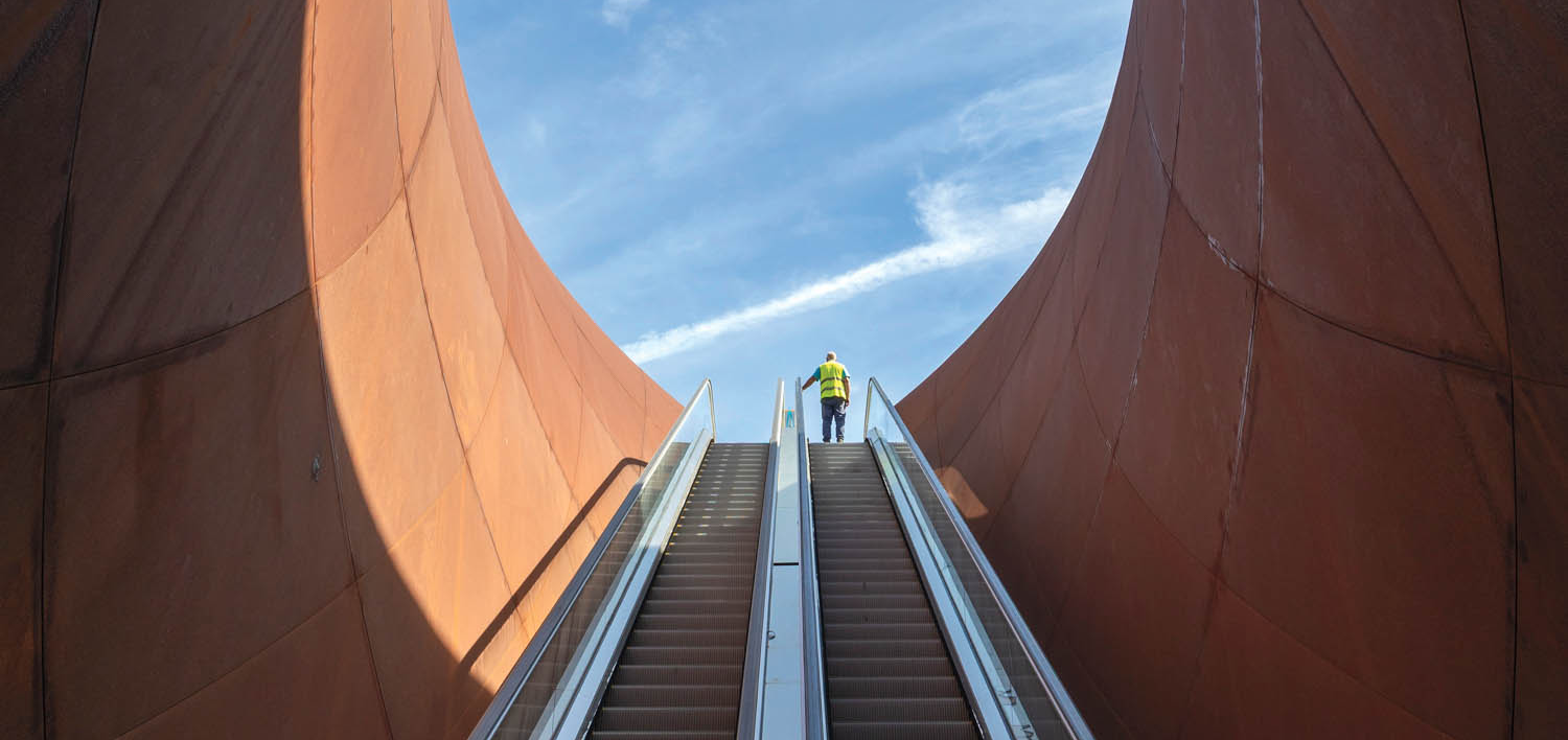 entrance to subway station