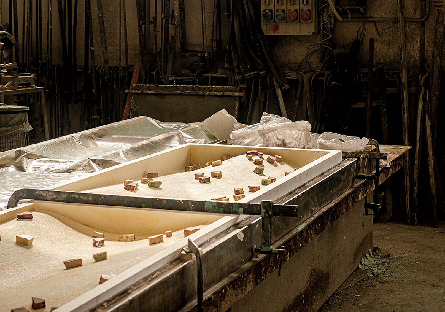 A machine room with a lot of tools.