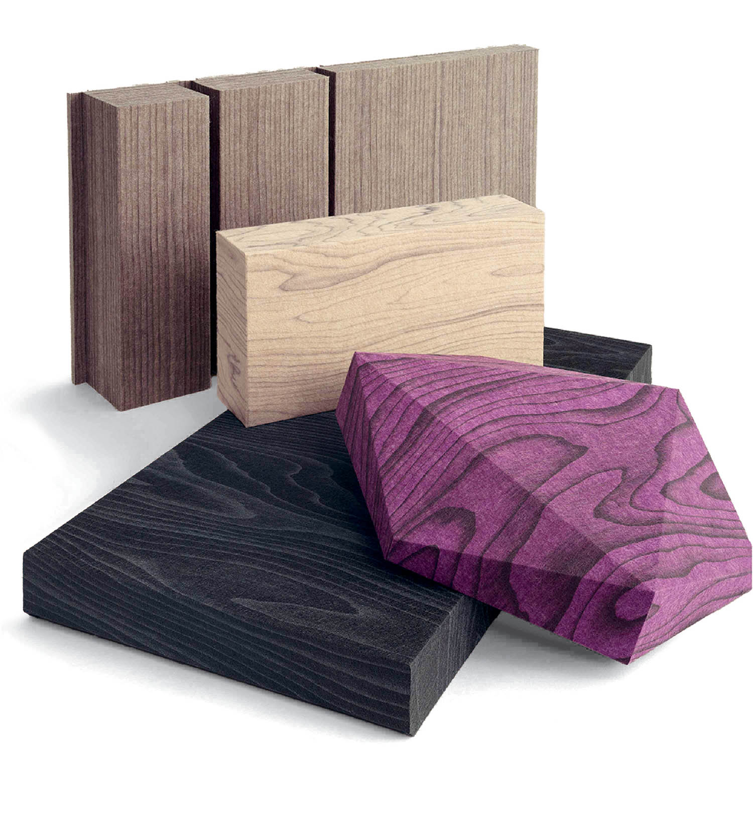 A variety of wood blocks.