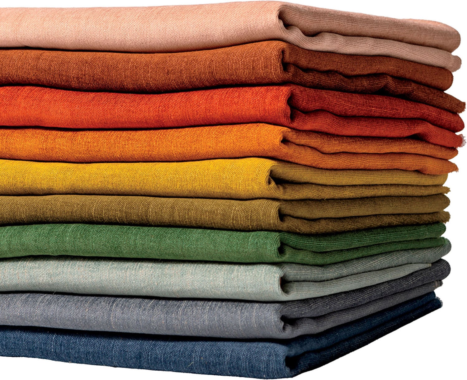 A stack of folded towels.