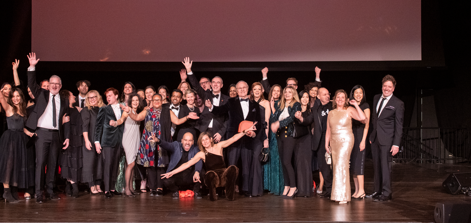 group shot of everyone on stage