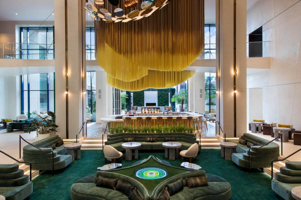 interior of W Hollywood BOY 2025