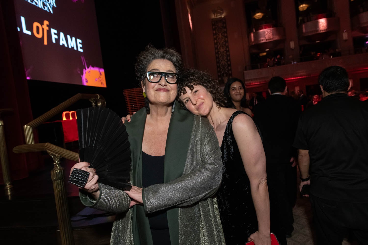 Cindy Allen with Helene Oberman at Hall of Fame