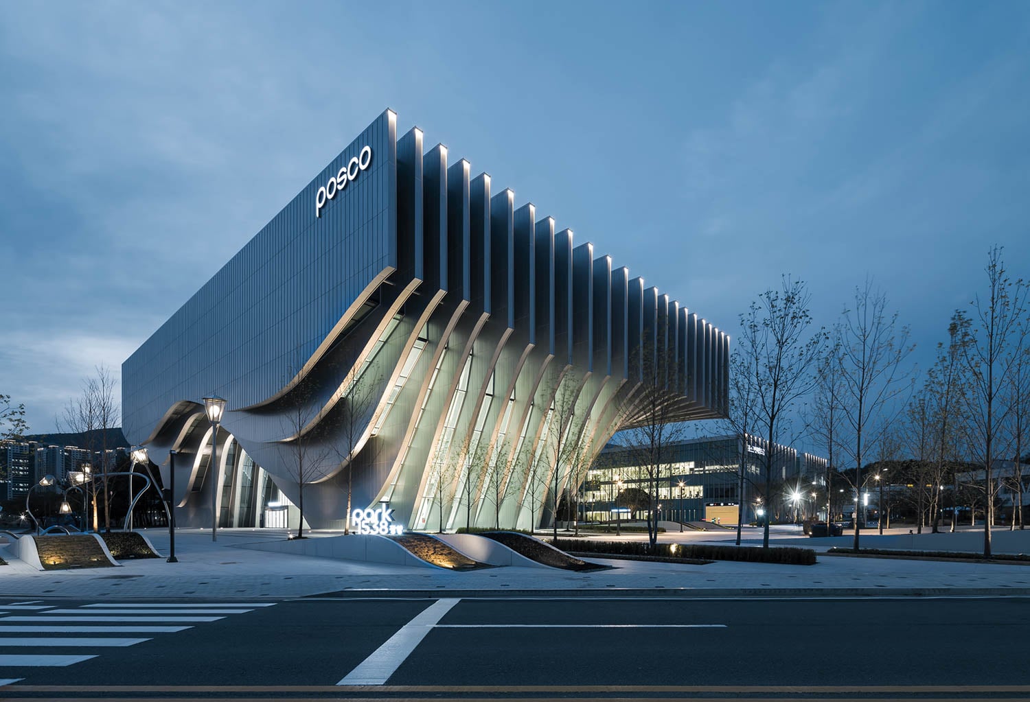 exterior of Park1538, Gwangyang, South Korea. 