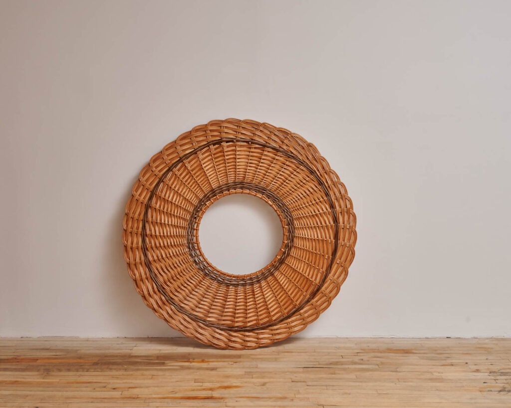 a circular basket