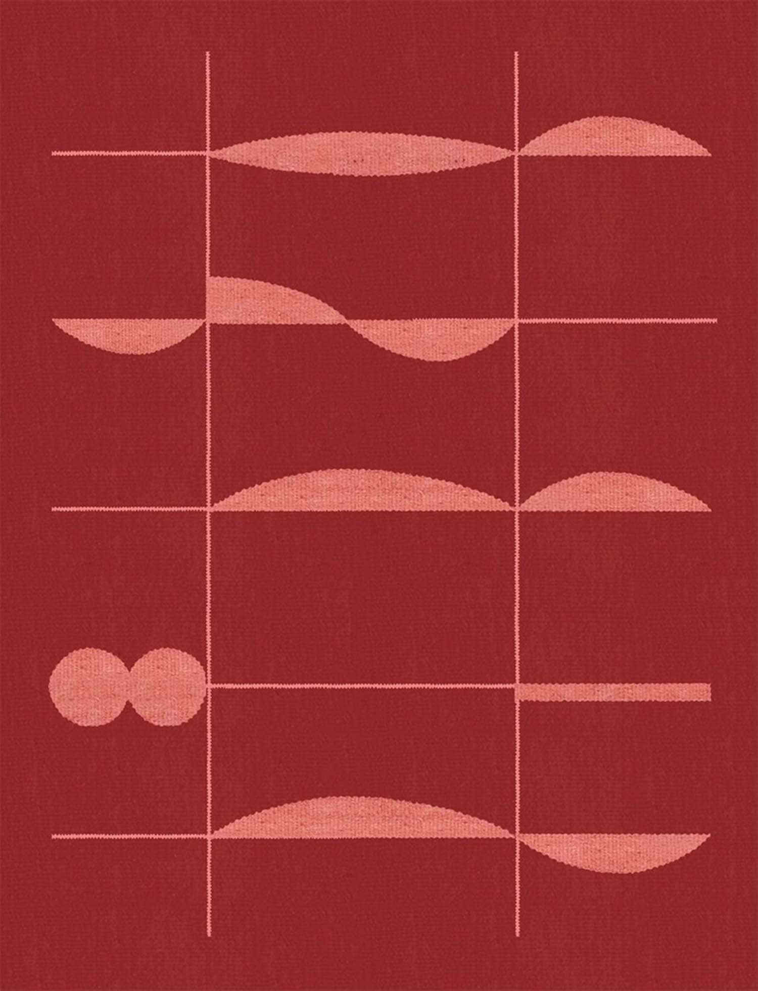 red carpet with wavy lines